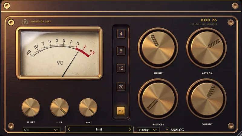 BOD 76 plugin faceplate