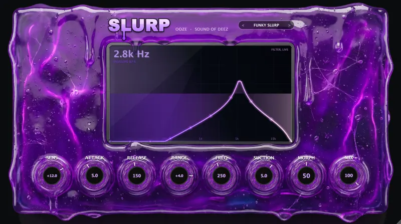Ooze Slurp plugin faceplate