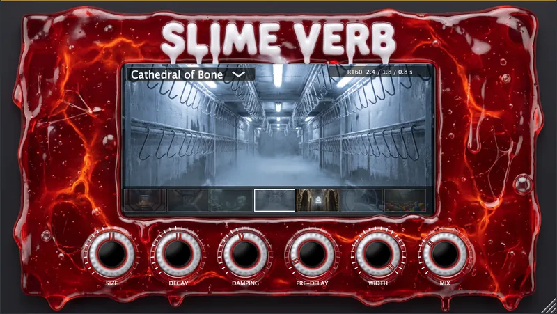 Slime Verb plugin faceplate